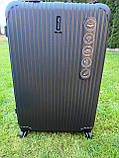 Валіза дорожня на 4х колесах ВЕЛИКА 75x48x29см 97л WINGS TR058 L ЧОРНА, фото 5