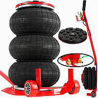 Пневматичний домкрат MAR-POL 3,5 т для автомобілів та майстерень, максимальна висота 40 см, захист від корозії