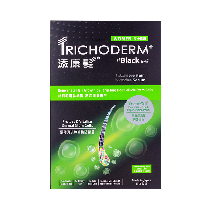 Сироватка стимулююча для жінок Black Women Intensive Serum Trichoderm 10 шт по 7 мл, фото 1