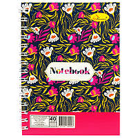 Блокнот А6 АП-1710, 40 листов, пружина сбоку Вид 6