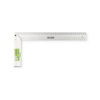 Кутник будівельний 350 мм, з рівнем алюмінієвий