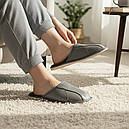 Шкіряні чоловічі капці на хутрі 438-41, фото 3