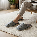 Шкіряні чоловічі капці на хутрі 438-41, фото 4
