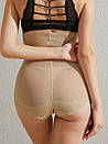 Трусики корсет корегуючі утягуючі жіночі бріфи з сильною утяжкою бежеві S, фото 3