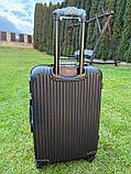 Валіза дорожня на 4х колесах СЕРЕДНЯ 65x43x26см 63л WINGS TR058 М ЧОРНА, фото 5