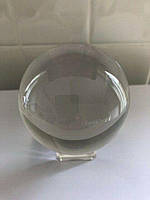 1 x Величезний 80-міліметровий СТЕКЛЯННИЙ КРИСТАЛІЧНИЙ КАР/СФЕРА З ПІДСТАВКОЮ