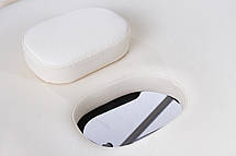 Портативний масажний стіл (кушетка) Alfa Aluminium 2-сегментний з алюмінієвим каркасом, ширина 70 см, фото 5