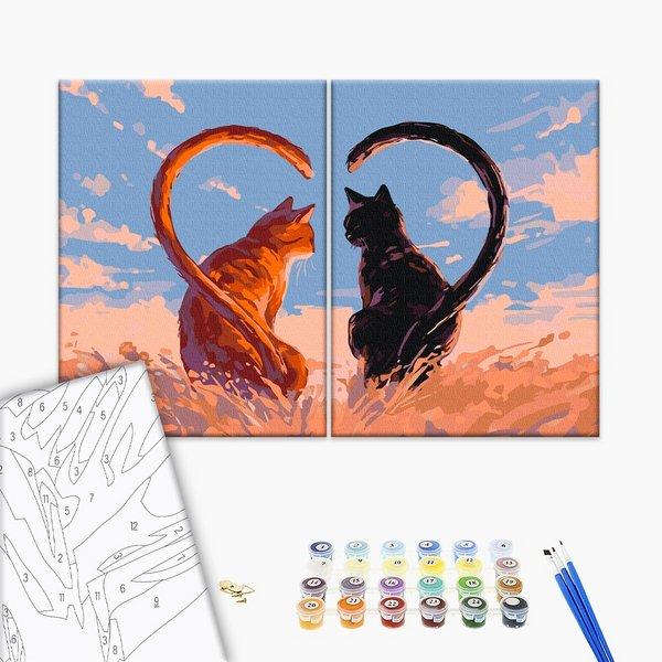 Картина за номерами "Моя половинка" 30х40см RBS10323Q-SKL-II G-Rich, фото 1