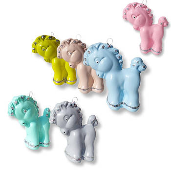 Новорічні іграшки символ 2026 року Коня