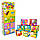 Кубики 10950 (36/2) "4FUN Game Club", "Їжа", 6 штук, м'які, водонепроникна тканина, літери, цифри, арифметичні знаки, в пакеті, фото 2