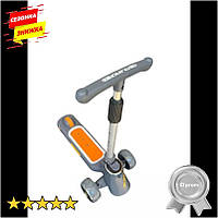 Детский самокат MUFAQI с сиденьем и регулируемой ручкой трехколесный для детей