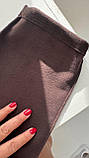 Коричневі теплі жіночі вельветові штани МОМ на флісі, фото 7