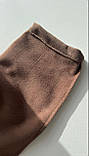 Коричневі теплі жіночі вельветові штани МОМ на флісі, фото 9
