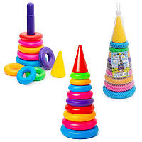 Пірамидка №2 арт.018 34см 9колець