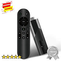 Смарт-ТВ-приставка LEMFO M98-Y10 Android 13 ATV 6K Stick з голосовим пультом.