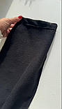 Чорні теплі жіночі вельветові штани МОМ на флісі, фото 6