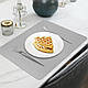 Супер поглинаючий килимок нековзний для сушіння посуду суперабсорбуючий 29*39см Сірий, фото 9