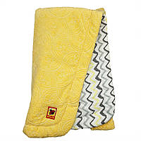 Плед дитячий МС 110612-15 трикотаж, жовтий 78 х 90 см