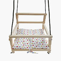 Гойдалка підвісна дерев`яна KV-850295 (5) розмір 30х30см