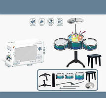 Барабан D 992-2 (24/2) звук, підсвічування, стілець, в коробці