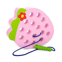 Дерев'яні іграшки-шнурівки