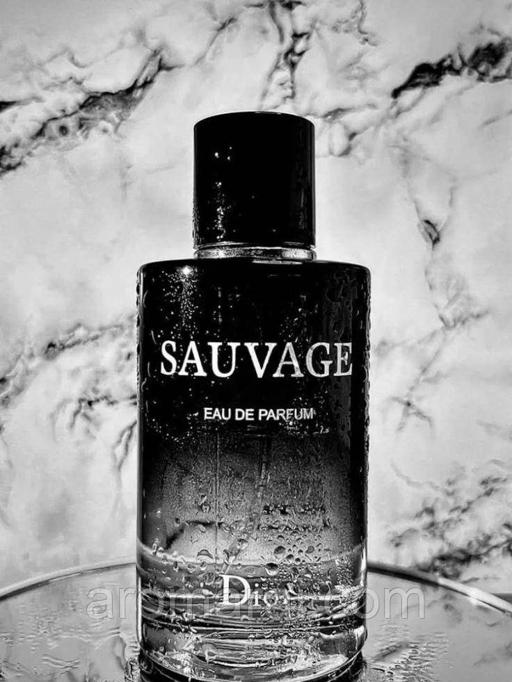🔥 Франція. Якісна Чоловіча парфумована вода Christian Dior Sauvage (Діор Саваж) 100 мл Стійкий деревний аромат, фото 1