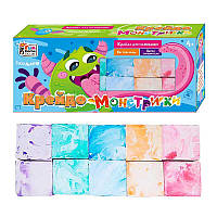 Крейда 62305 (24) "4FUN Game Club", 10 штук, 5 кольорів, мармурова, в коробці