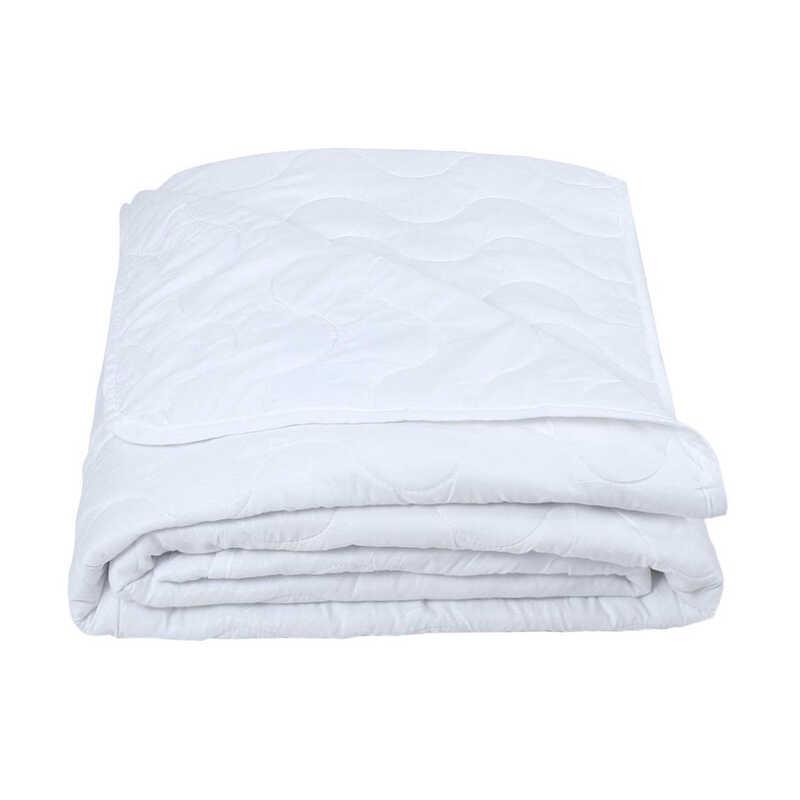 Ковдра "Polaris" 2020016 2.0 літня, мікрофібра, синтепон (160г/м2) 175х210 см, колір білий (1) "Homefort"