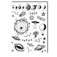 Набір тимчасових татуювань "Космічний бум" LC-124