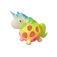 Дитяча іграшка тянучка-антистрес «Єдиноріг» MS 2539 Синій