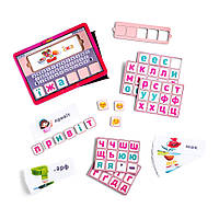 Планшет для дівчаток "Збери слово за картинкою" Ubumblebees (ПСД199-УКР) PSD199-UKR українською мовою