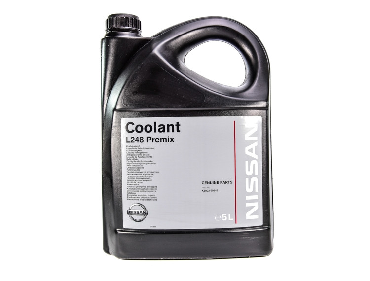 Nissan Coolant L248 Premix G11 зеленый -38 °C готовий антифриз 5L, фото 1