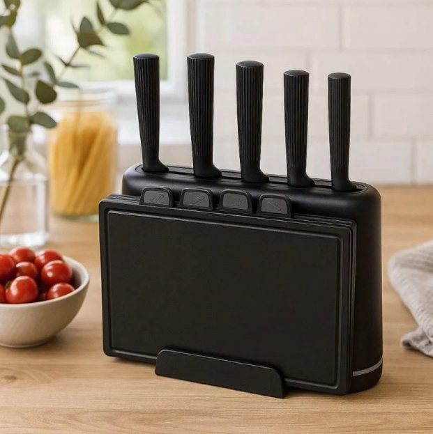 Універсальний набір ножів і дощок Edenberg EB-3620 (10 предметів), фото 1