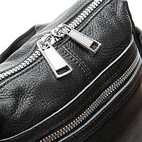 Сумка Женская Рюкзак кожа ALEX RAI 8781-9 black.Купити жіночі рюкзаки гуртом і в роздріб із натуральної шкіри в Україні, фото 6