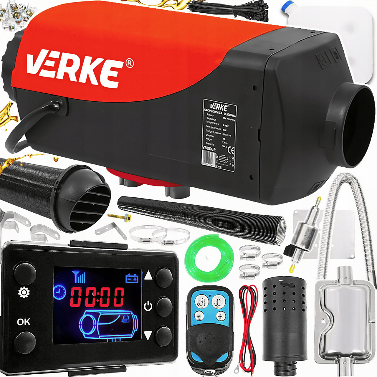 Автономний обігрівач дизельний WEBASTO (вебасто) 8 кВт Verke V80062