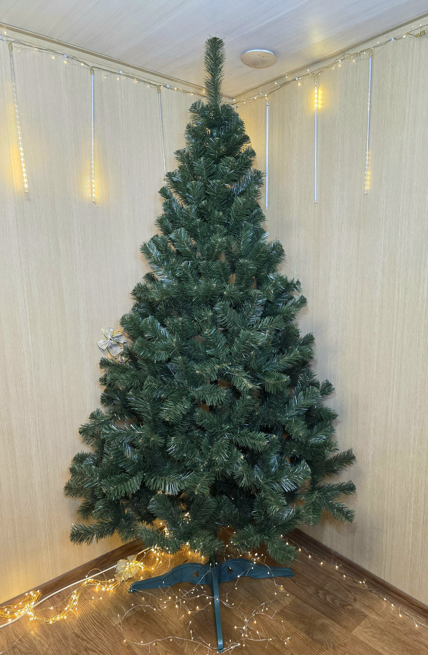Штучна ялинка звичайна зелена, 2.2 м, фото 1