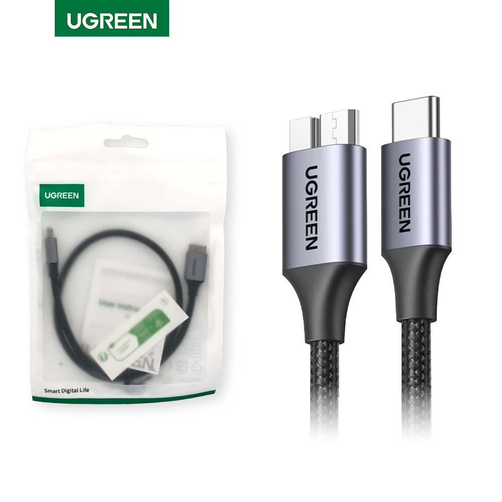 Кабель Type-C to Micro-B UGreen US565 (0.5м), фото 1