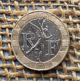 10 франкiв 1989 року. Францiя, фото 2