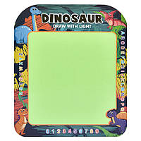 Дошка для малювання світлом CQ150-4-5(Dinosaur) маркера 4 шт