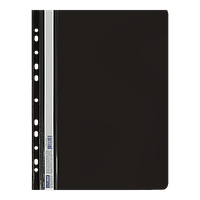 Папка-швидкозшивач з перфорацією А4, чорна BUROMAX