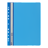 Папка-швидкозшивач з перфорацією А4, темно-синя BUROMAX