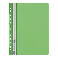 Папка-швидкозшивач з перфорацією А4, зелена BUROMAX