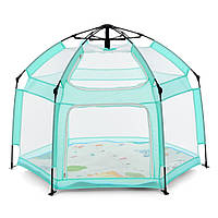 Дитячий манеж MR 1512 Dusty Green 146×127×110 см