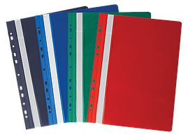 Папка-швидкозшивач з механізмом "вусики" А4 PROFESSIONAL, 150/180 мкм, з перфорацією, асорті BUROMAX