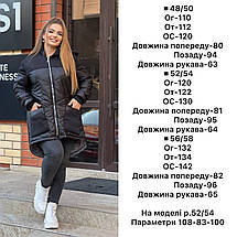 Жіноча куртка евро-зима великого розміру Україна Розміри: 48-50, 52-54, 56-58, фото 4
