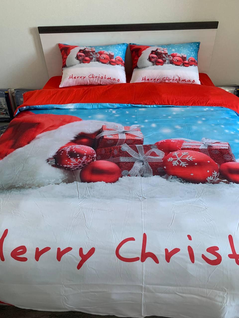 Новорічна постільна білизна Півтораспальний розмір