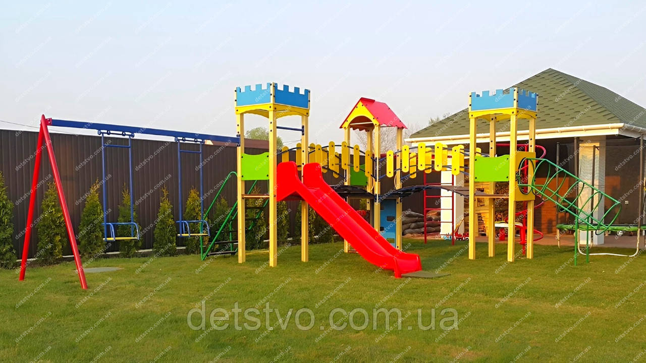 Дитячий ігровий комплекс "Трійка гойдалка", фото 1