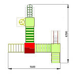 Дитячий ігровий комплекс "Трійка переправа", фото 6