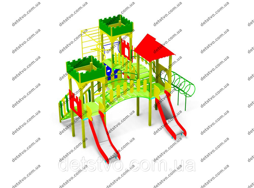 Дитячий ігровий комплекс "Трійка-гіркі", фото 1
