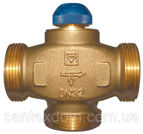 Термостатичний клапан триходовий 1 CALIS-TS-RD, фото 1